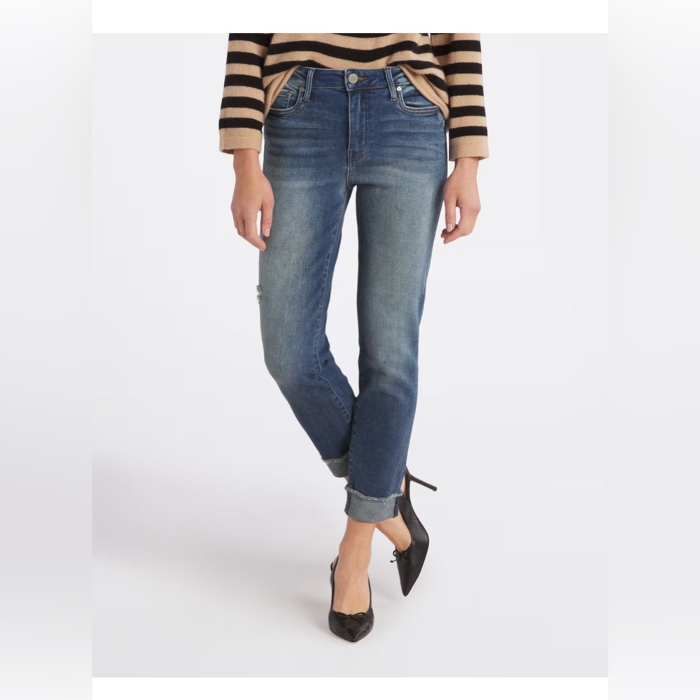 Kut from the Kloth Amy Frayed Boyfriend Jean